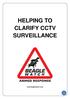 HELPING TO CLARIFY CCTV SURVEILLANCE