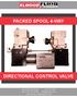 PACKED SPOOL 4-WAY DIRECTIONAL CONTROL VALVE