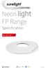 Neon light FP Range. Specification NE-FPP-VB. Rev2.0.
