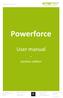 Powerforce. User manual - wireless edition. Powerforce User Manual.   artfit/smartfitpowerforce/