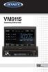 VM9115. Operating Instructions. watts peak