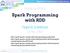 Spark Programming with RDD