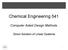 Chemical Engineering 541