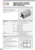 SHORT-STROKE CYLINDER SERIES SSCY, Ø mm AND ACCESSORIES