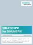 SIMATIC IPC for SINUMERIK