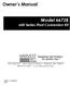 Owner s Manual. Model 6672B. 600 Series ipad Conversion Kit. 6672B-17-Imp&Metric 5/19