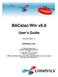 BACstac/Win v6.8. User s Guide. Document Version: 1.0. Cimetrics, Inc.