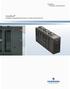 SmartRow Intelligent, Integrated Infrastructure in a Self-Contained Line-Up. Solutions For Business-Critical Continuity