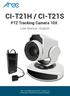 CI-T21H / CI-T21S. PTZ Tracking Camera 10X. User Manual English