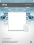 DATASHEET. LED Panel and Dimmer Switch. Network-Managed LED Panel. Network-Managed Dimmer Switch for Local Control of LED Panel