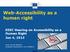 Web-Accessibility as a human right