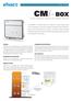 CMi- box. M-Bus Metering Gateway for Mobile Network GSM/GPRS TCP/IP. CMi-Box