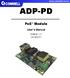 ADP-PD. PoE+ Module. User s Manual. Edition /2/21