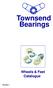 Townsend Bearings. Wheels & Feet Catalogue. Revision 1