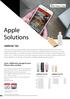Apple Solutions. Up to 128GB extra storage for your iphone, ipad, and ipod