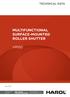 MULTIFUNCTIONAL SURFACE-MOUNTED ROLLER SHUTTER
