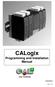 CALogix Programming and Installation Manual DM000M22. Page 1 of 44