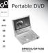 Portable DVD DP5030/DP7030. User's Guide