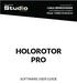 YOUR CONTACT: Cédric BENSOUSSAN Phone: +33(0) HOLOROTOR PRO SOFTWARE USER GUIDE