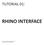 TUTORIAL 01: RHINO INTERFACE. By Jeremy L Roh, Professor of Digital Methods I UNC Charlotte s School of Architecture