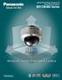Vandal Proof Super Dynamic III Color Dome Cameras WV-CW484 Series