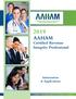 2019 AAHAM Certified Revenue Integrity Professional