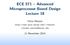 ECE 571 Advanced Microprocessor-Based Design Lecture 18
