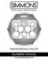 SDD7. Multi-Pad Electronic Drum Kit. Top panel. owner s manual.   SDD7