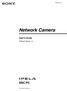 (1) Network Camera. User s Guide. Software Version 1.2 SNC-P Sony Corporation