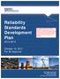 Reliability Standards Development Plan