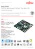 Data Sheet FUJITSU Mainboard D3674-B Thin Mini-ITX