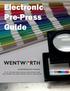 Electronic Pre-Press Guide