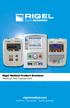 Rigel Medical Product Brochure Medical Test Equipment. rigelmedical.com