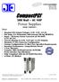 JASPER ELECTRONICS 1580 No. Kellogg Dr. Anaheim, Ca., Ph: (714) Fax: (714) CompactPCI 500 Watt 6U 8HP Features: Power Supplies