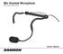 QEx Headset Microphone Fitness Headset Microphone. Owner s Manual