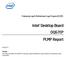 Intel Desktop Board DQ67EP. PLMP Report. Previously Logo d Motherboard Logo Program (PLMP) 3/30/2011