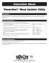 Instruction Sheet. PowerAlert Mass Updater Utility. Introduction. System Requirements. Product Requirements