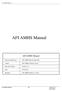 AFI AMHS Manual. AFI AMHS Manual. AFI AMHS Manual. AFI AMHS Taskforce Team. Revision Number: Version 1.0. Date: 21/07/2011. AFI AMHS Manual_V1.0.
