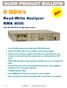 8 Gbit/s. Read-Write Analyzer RWA 4000