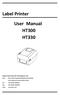 User Manual HT300 HT330