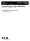 Communications Point Data Base for Communications Protocol 2179