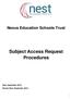 Nexus Education Schools Trust. Subject Access Request Procedures