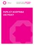 PUPIL ICT ACCEPTABLE USE POLICY