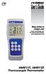 User s Guide HH911T, HH912T. Thermocouple Thermometer. Shop online at omega.com