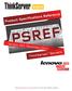 EMEA. Product Specifications Reference PSREF. Version 483, December ThinkServer Servers. Visit   for the latest version