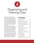Organizing and Viewing Clips