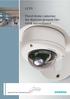 CCTV. Fixed dome cameras: for discreet around-theclock. Answers for infrastructure.