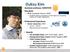 Duksu Kim. Professional Experience Senior researcher, KISTI High performance visualization