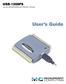 USB-1208FS Analog and Digital I/O User's Guide
