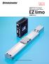 RoHS-Compliant Motorized Linear Slides. EZSII Series. EZSII Series Without Electromagnetic Brake Stroke 300 mm